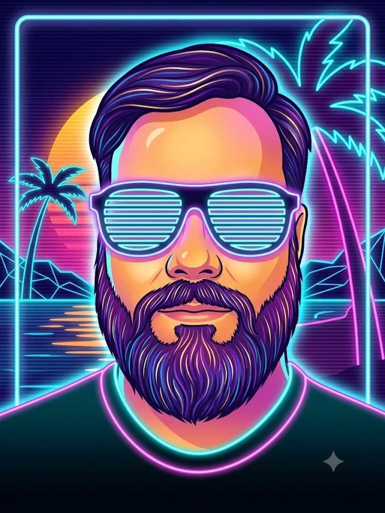 Portrait of Justin Mortensen, founder of Orange Playa LLC